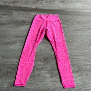 Alo yoga Hot pink leggings size xxs
